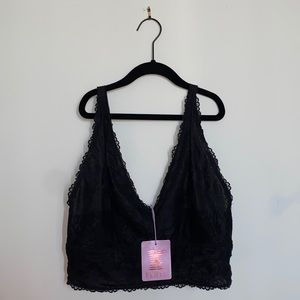 Savage x Fenty black lace bralette. With tags. Brand new.